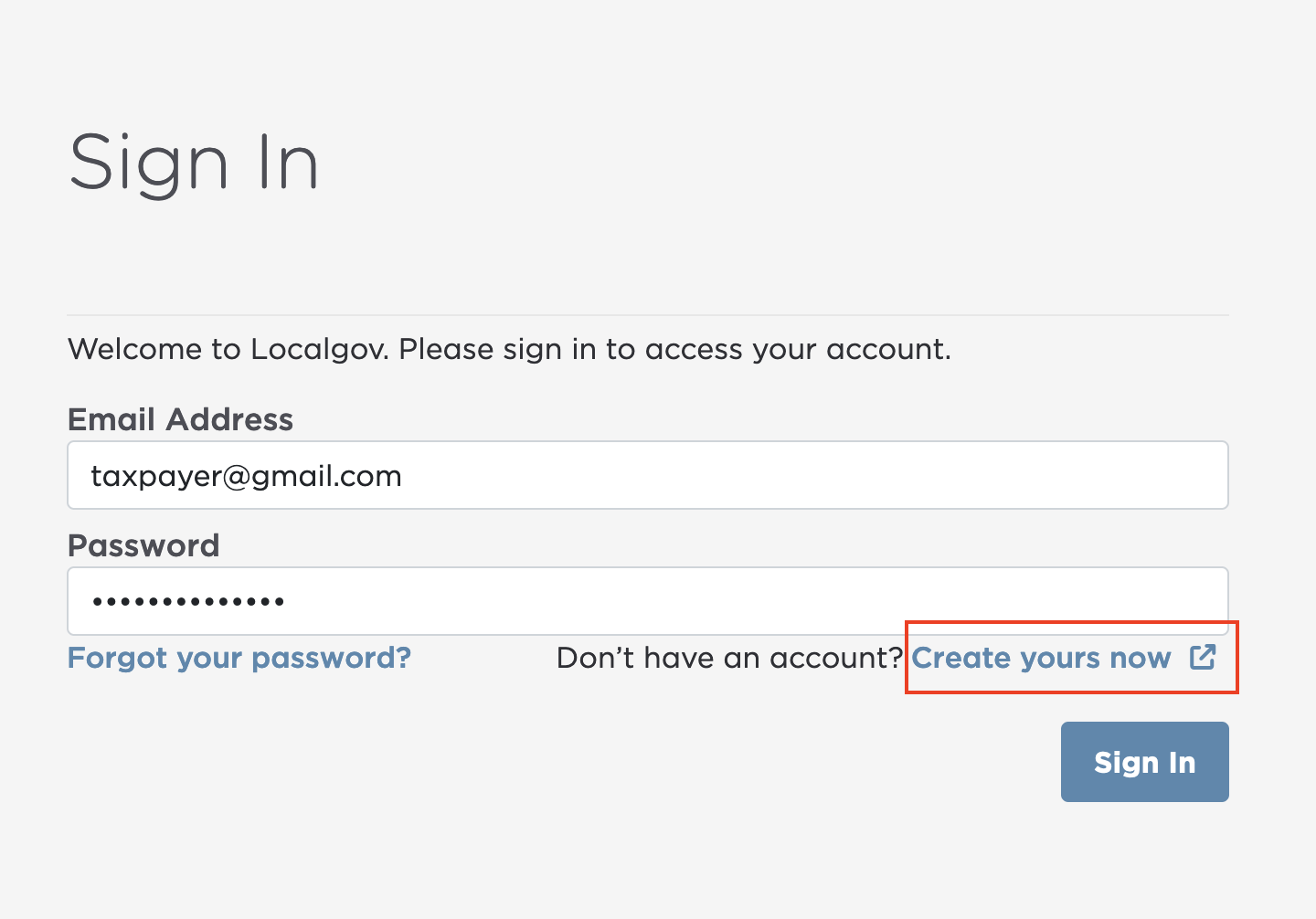 Local Log In How do I log into Localgov?
